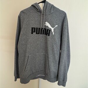 As New - Puma Hoodie - Grey - Male - Size L